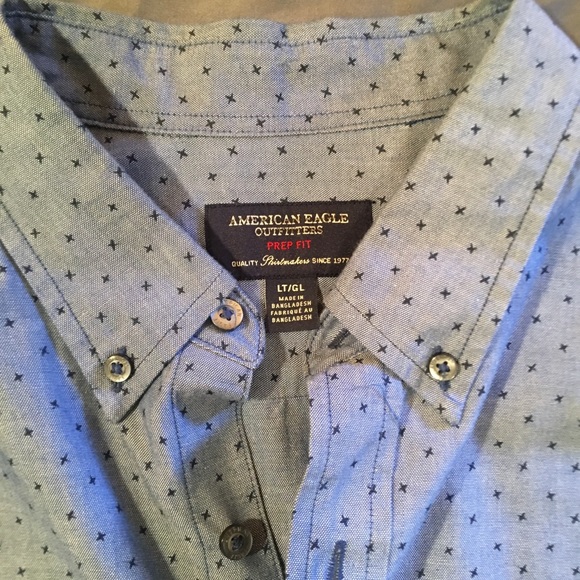 AMERICAN EAGLE Outfitters prep fit button up - Picture 3 of 7